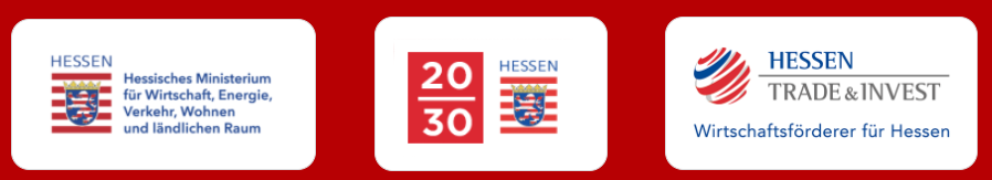 Screenshot von drei verlinken Webseiten, inkl. Logo.